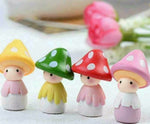 Load image into Gallery viewer, Miniature Mushroom Headed dolls (set of )