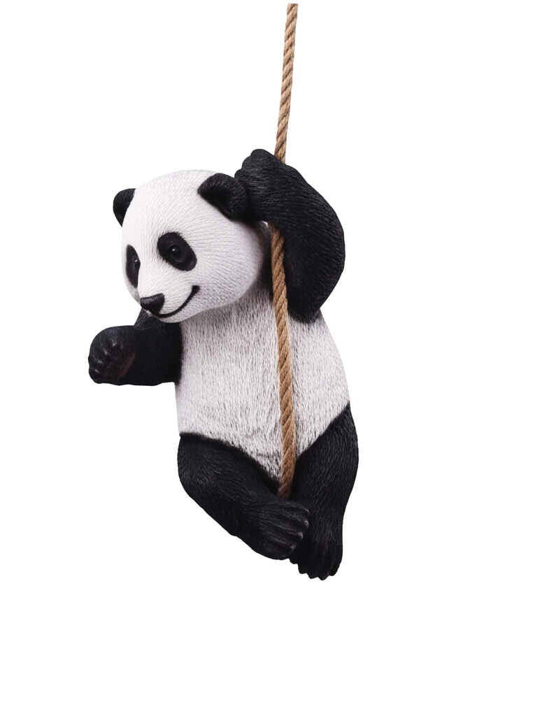 Hanging Panda Figurine