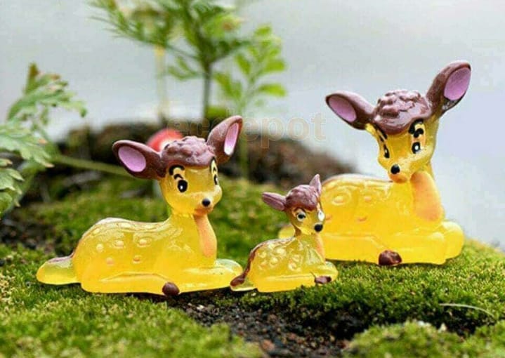 Miniature Deer Dolls (set of)
